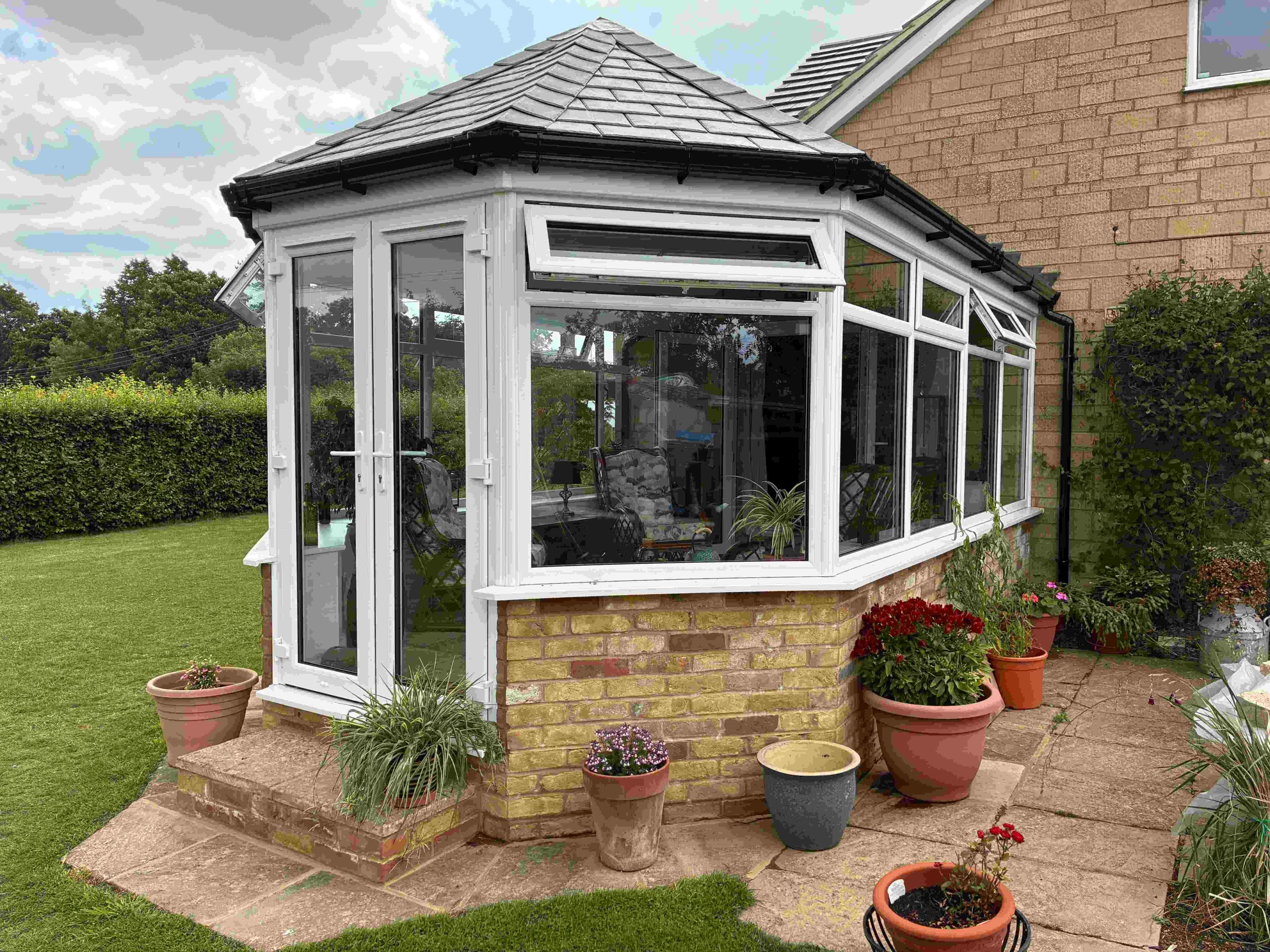 White uPVC Conservatory Installed in Llanelli