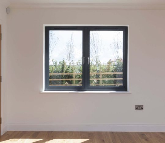 Black uPVC Casement Window Fitted in Llanelli